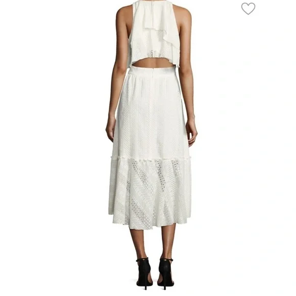 Prose& poetry withe eyelet cut out back waist isize medium summer vacati… - Picture 2 of 16